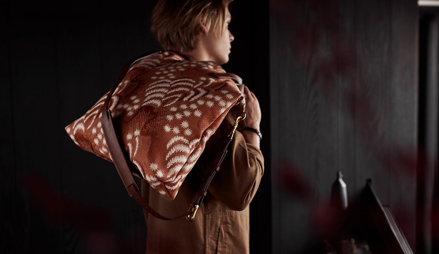 Shopper - Ocean Jacquard/Black