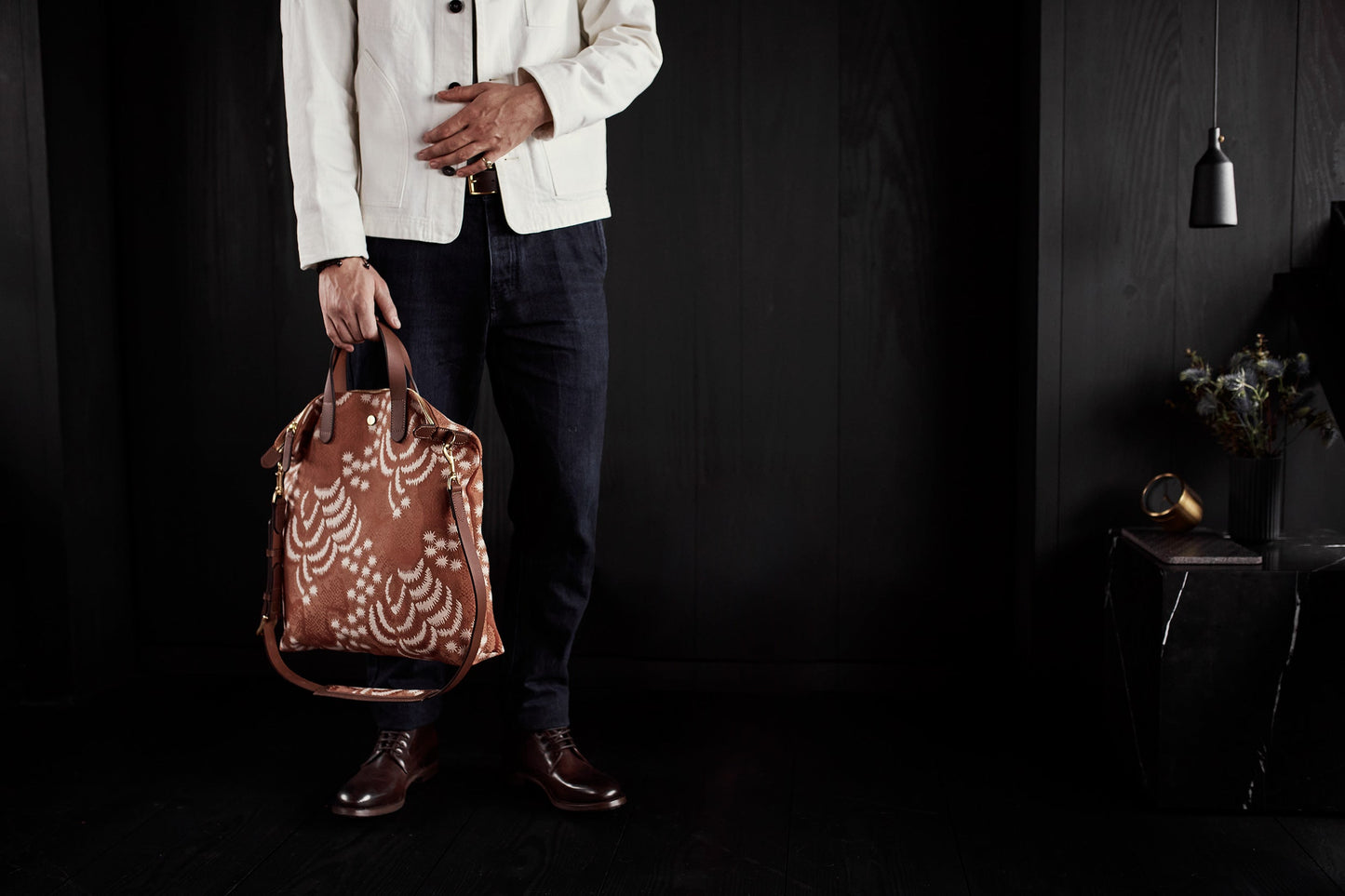Shopper - Khaki/Black